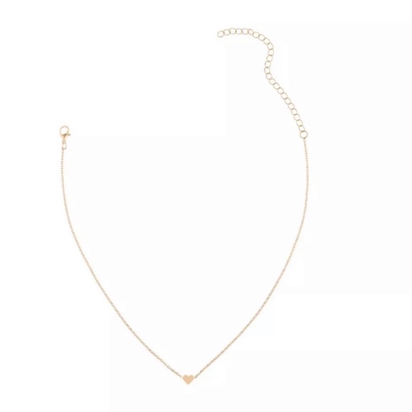 Gold Heart Necklace - Picture 2 of 3